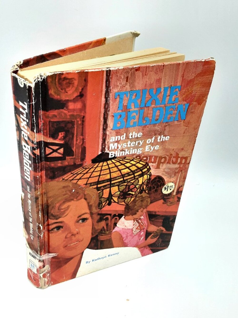 Trixie Belden and the Mystery of the Blinking Eye #12 KATHRYN KENNY 1963 Whitman